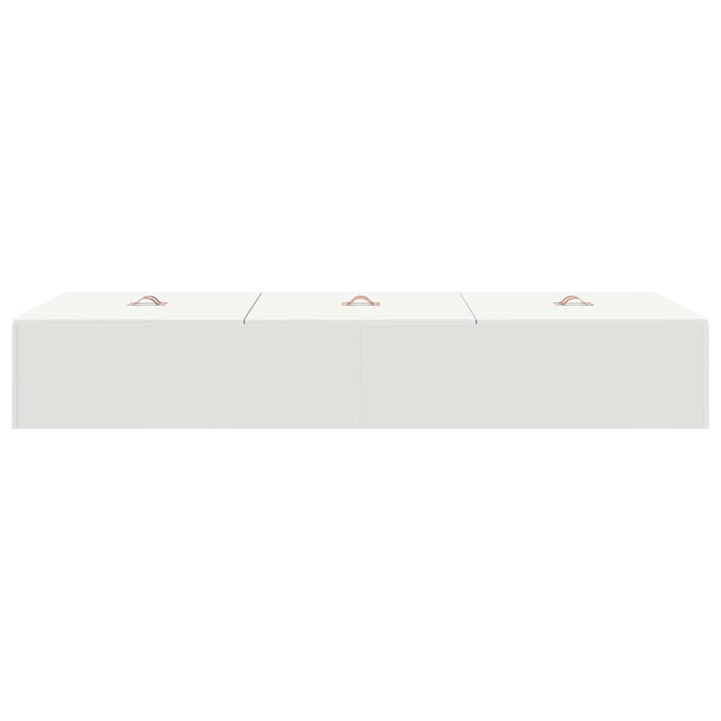 vidaXL Opbergbed Frame Wit 80x200 cm