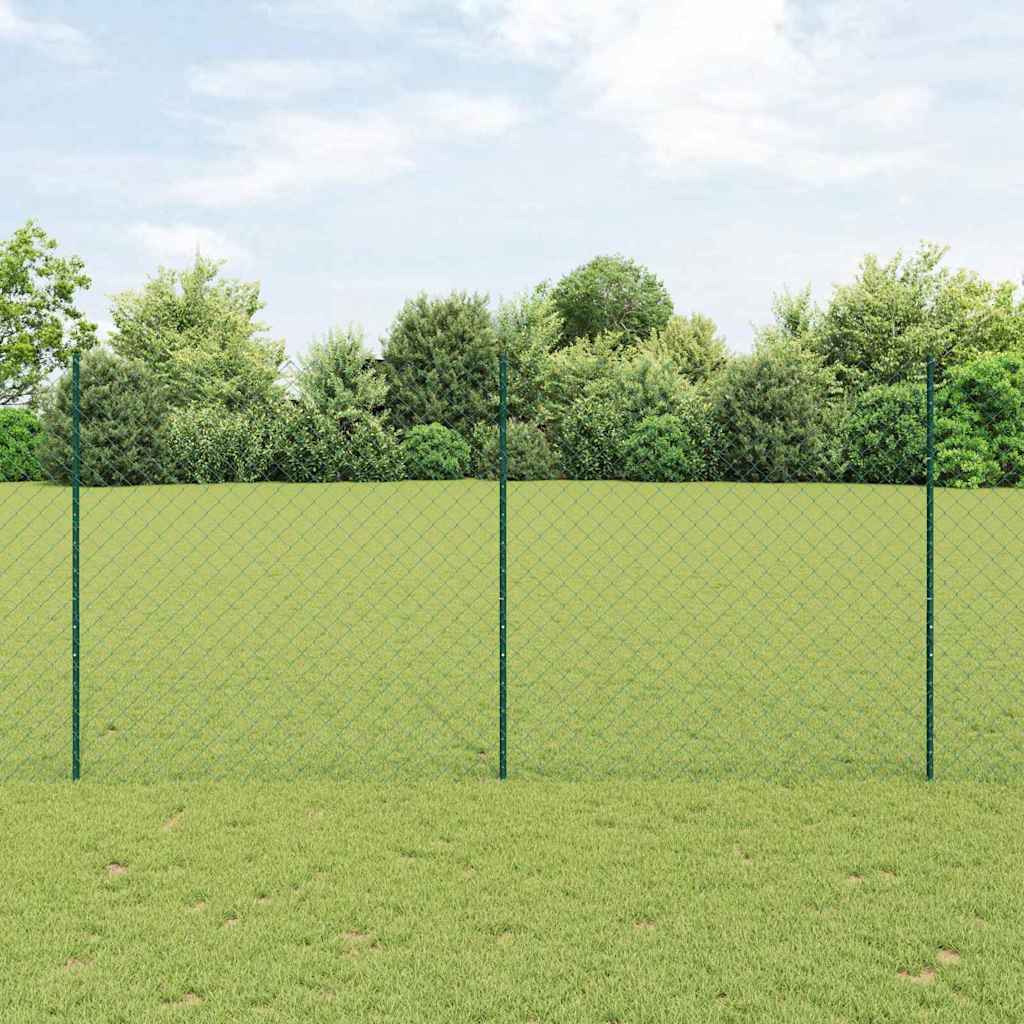 vidaXL Hek met Paal Groen