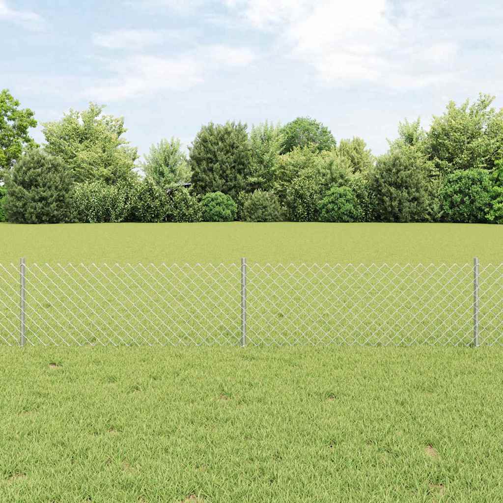 vidaXL Hek met Paal Groen