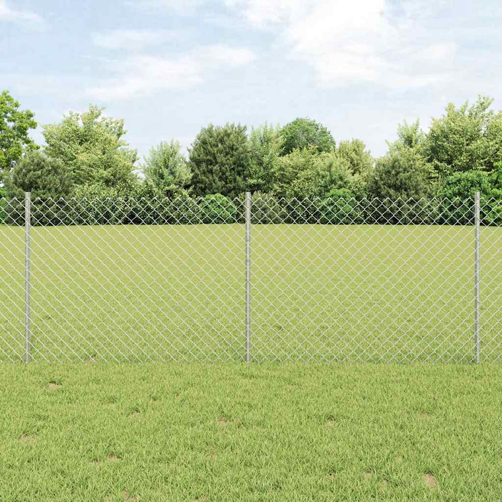 vidaXL Hek met Paal Groen
