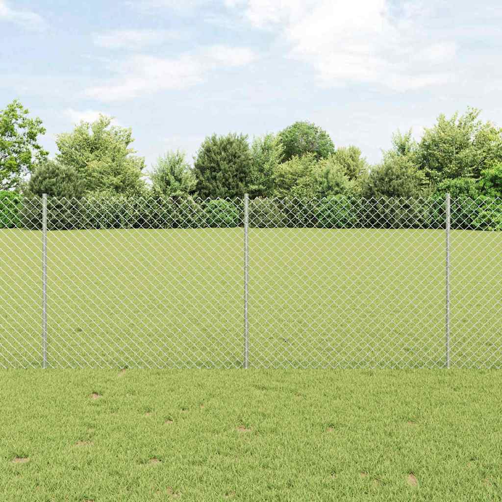 vidaXL Hek met Paal Groen