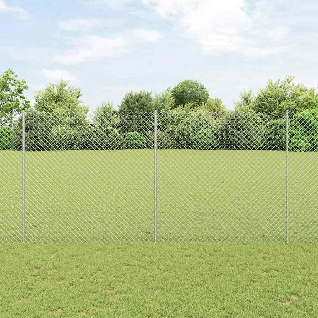 vidaXL Hek met Paal Groen