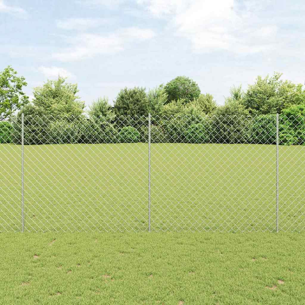 vidaXL Hek met Paal Groen