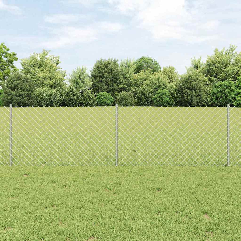 vidaXL Hek met Paal Groen