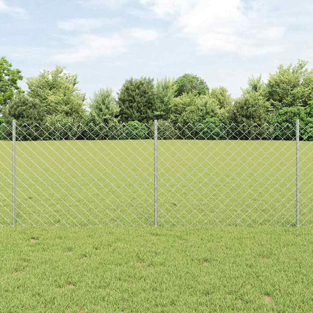 vidaXL Hek met Paal Groen