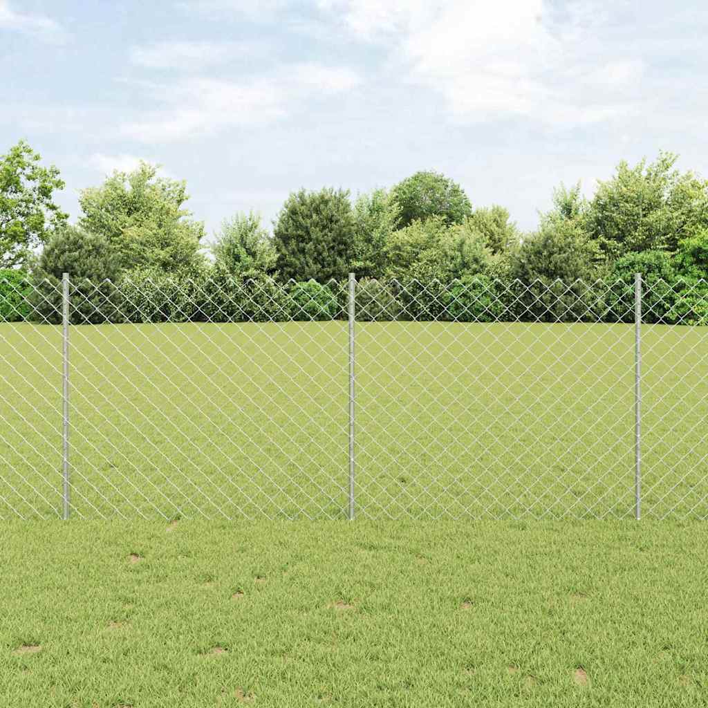 vidaXL Hek met Paal Groen
