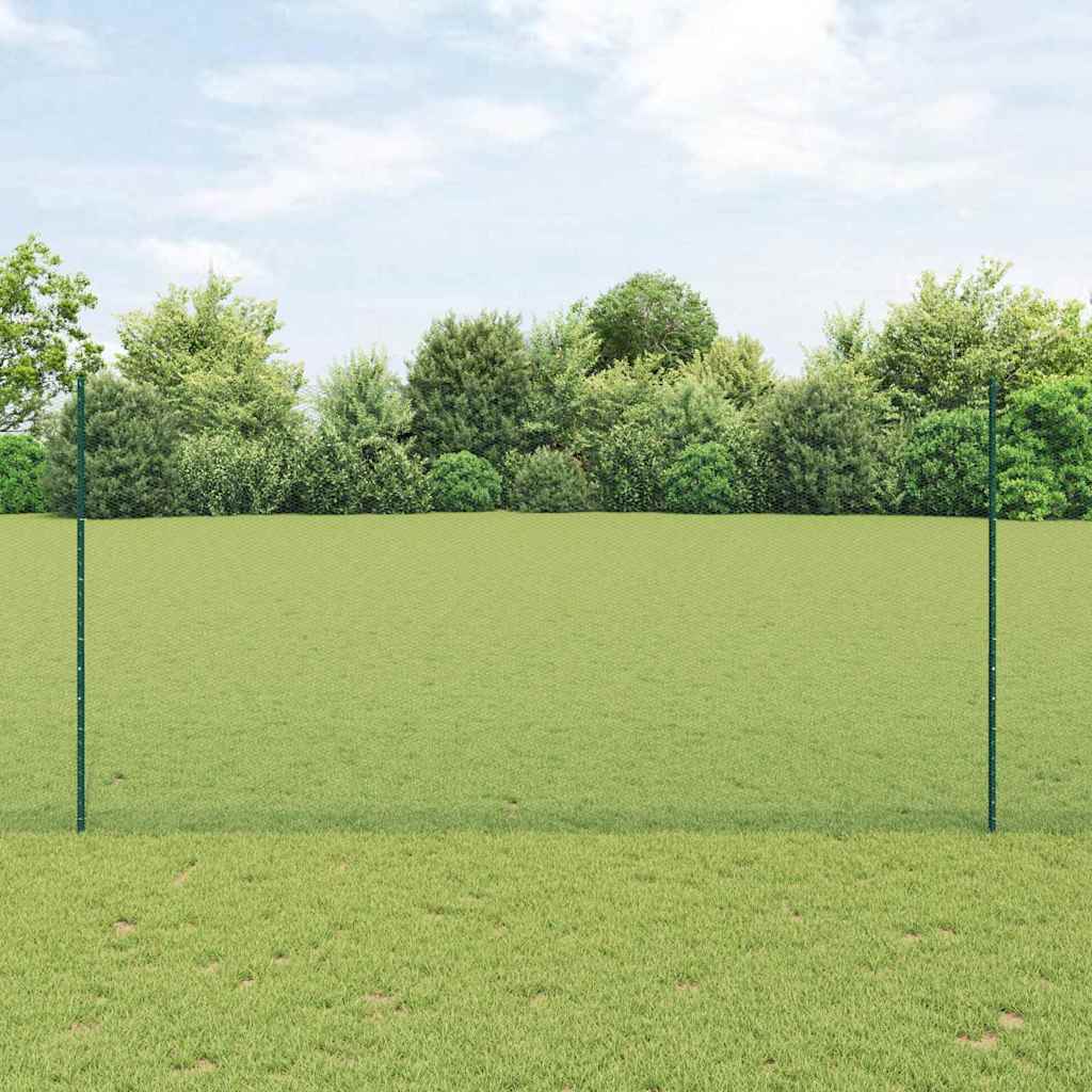 vidaXL Hek met Paal Groen
