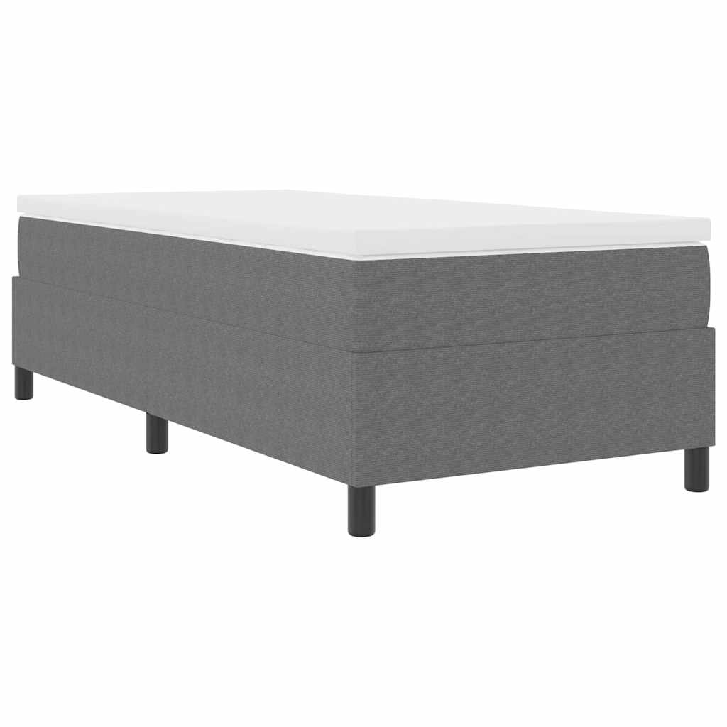 vidaXL Boxspringbed met Matras Lichtgrijs 80x200 cm Korduroy Stof
