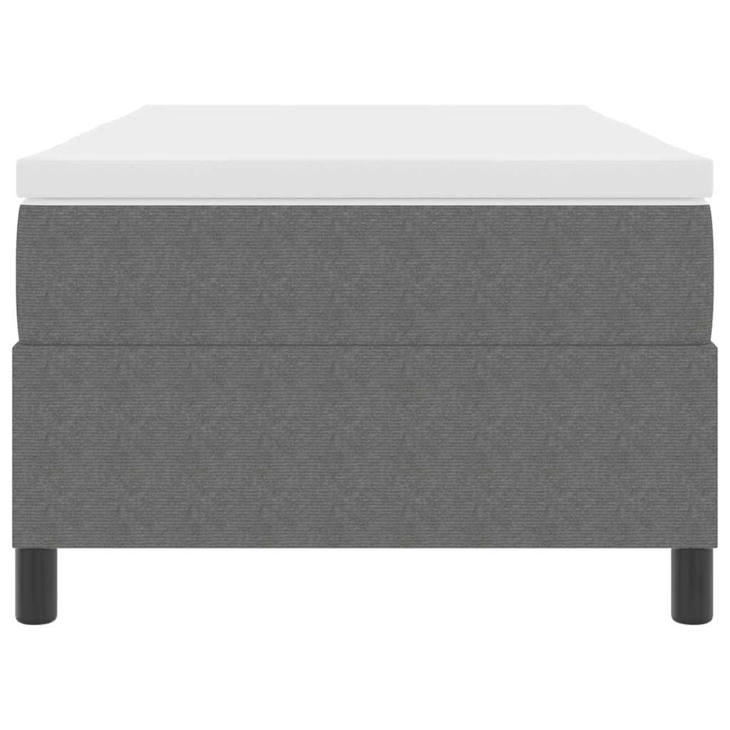 vidaXL Boxspringbed met Matras Lichtgrijs 80x200 cm Korduroy Stof