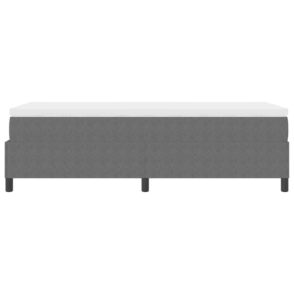 vidaXL Boxspringbed met Matras Lichtgrijs 80x200 cm Korduroy Stof