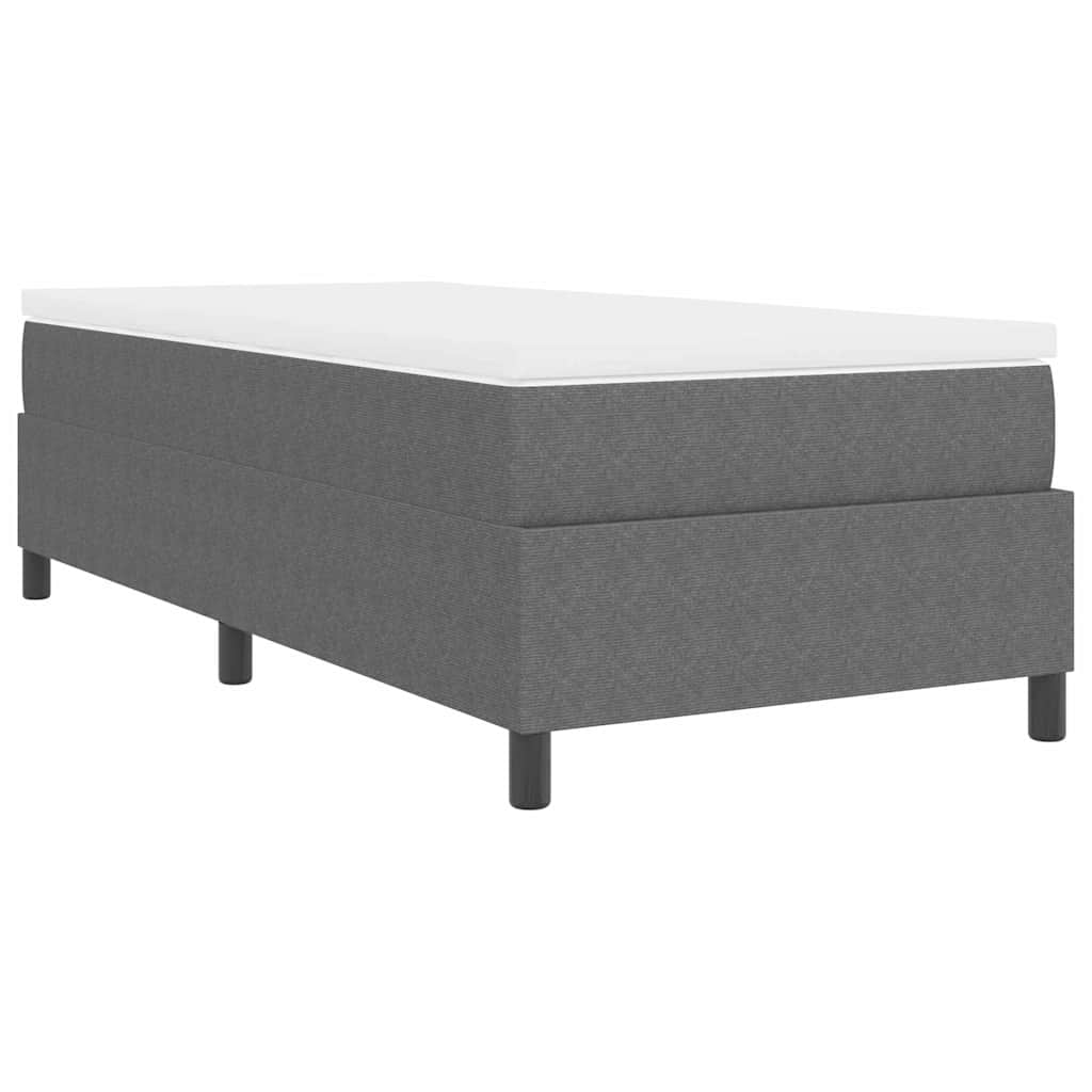 vidaXL Boxspringbed met Matras Lichtgrijs 80x200 cm Korduroy Stof
