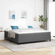 vidaXL Boxspringbed met Matras Lichtgrijs 80x200 cm Korduroy Stof
