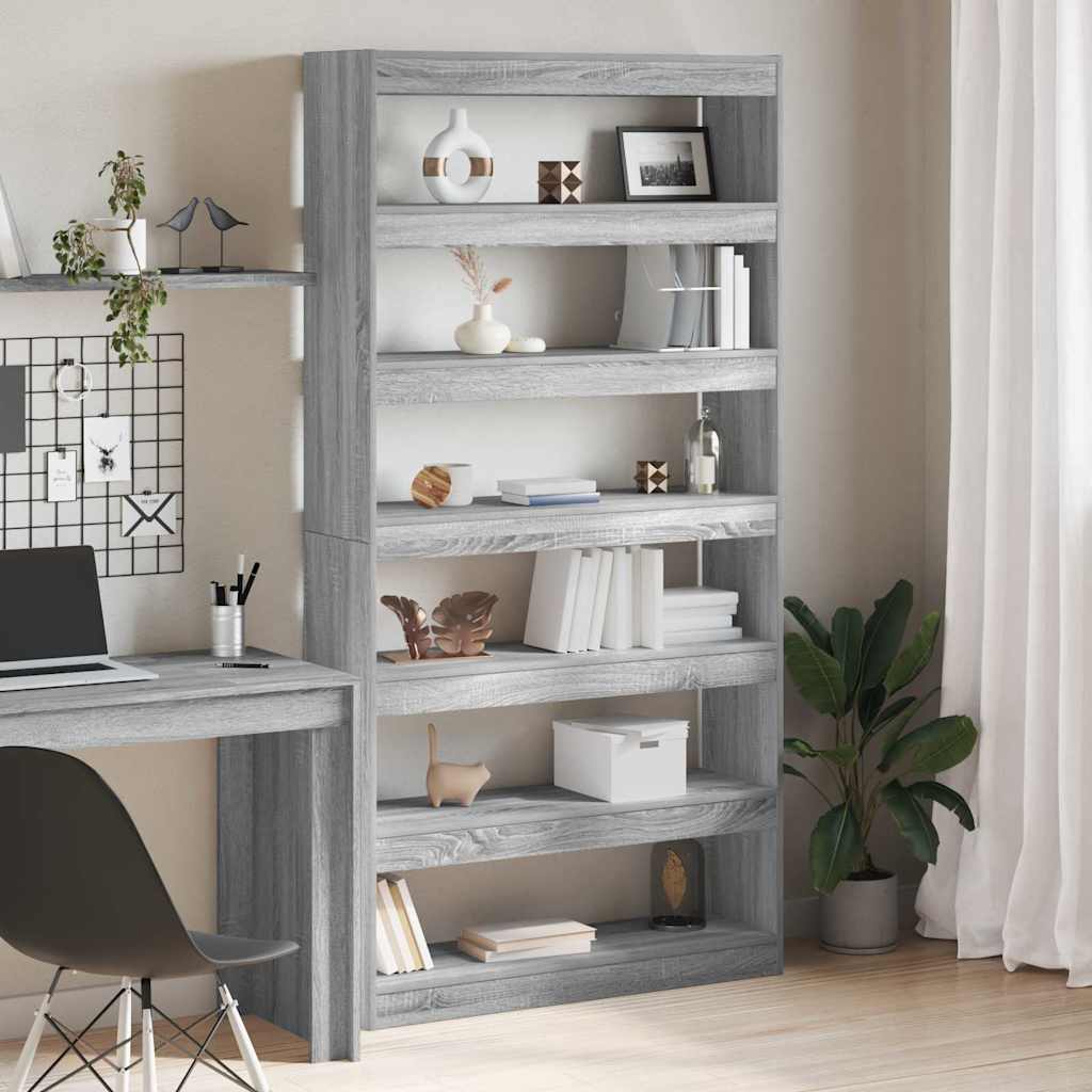 vidaXL Witte Boekenplank Wit Bewerkt hout 100 x 30 x 198 cm Planken