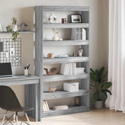 vidaXL Witte Boekenplank Wit Bewerkt hout 100 x 30 x 198 cm Planken