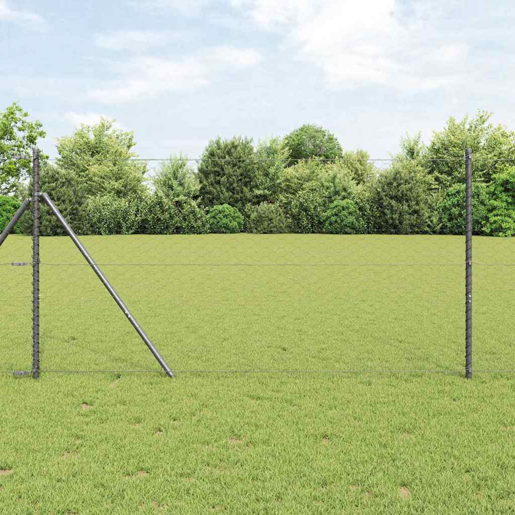 vidaXL Hexagon Hek Groen 0.4x10 m Staal