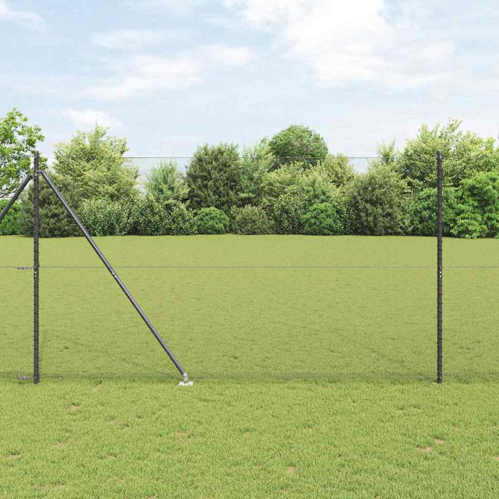 vidaXL Hexagon Hek Groen 0.4x10 m Staal