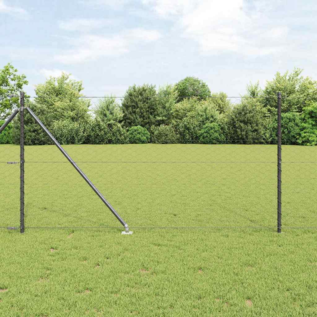 vidaXL Hexagon Hek Groen 0.4x10 m Staal