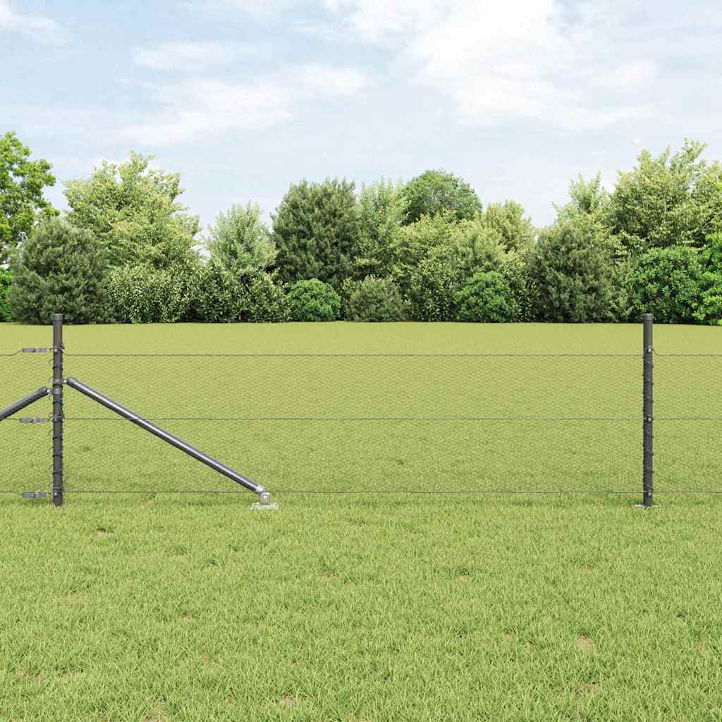 vidaXL Hexagon Hek Groen 0.4x10 m Staal