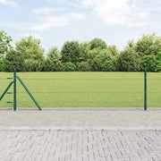 vidaXL Afrasteringspaal Groen