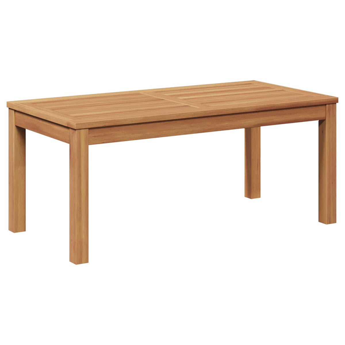 Tuin Sofa Set 4 pcs Naturel Massief teakhout