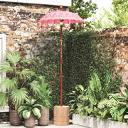 Parasol met Basis 250 cm Katoen, Hout