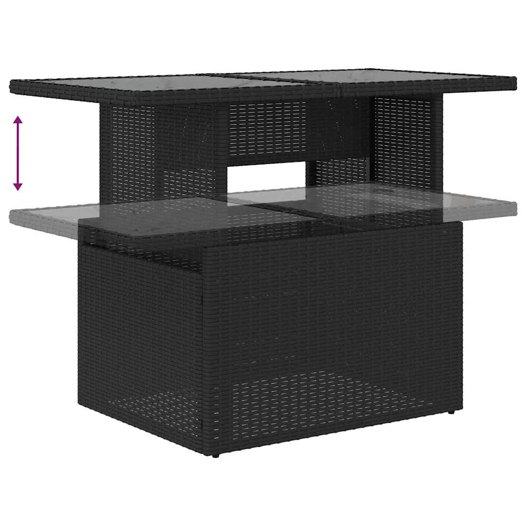 vidaXL Tuin Sofa Set 6 st Bruin poly rattan