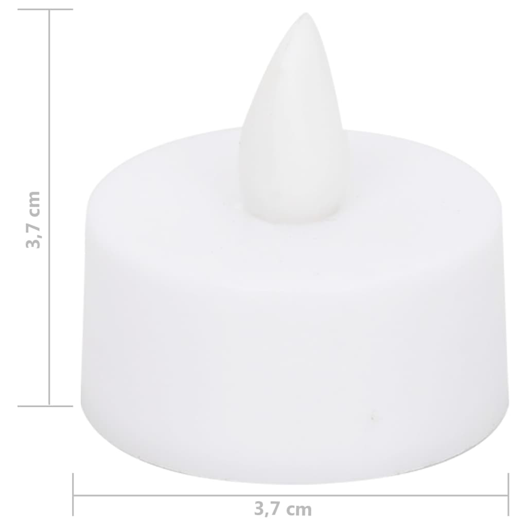vidaXL Theelichtjes 20 st LED vlamloos elektrisch warmwit