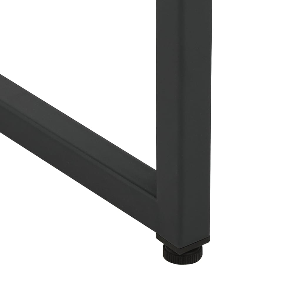 vidaXL Dressoir 105x35x75 cm staal zwart