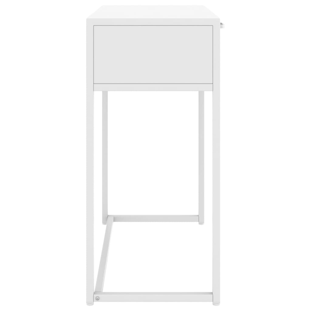 vidaXL Wandtafel 72x35x75 cm staal zwart