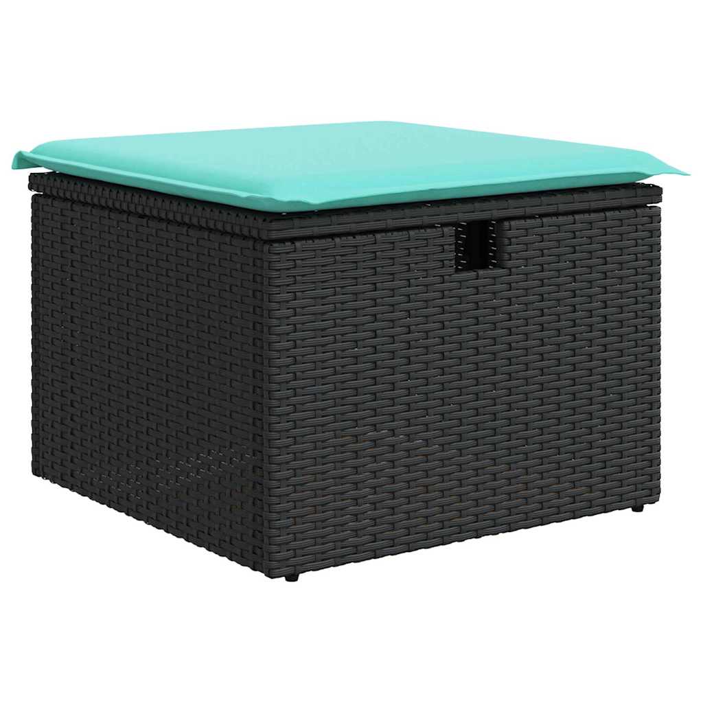 vidaXL Tuin Sofa Set 9 st Bruin poly rattan