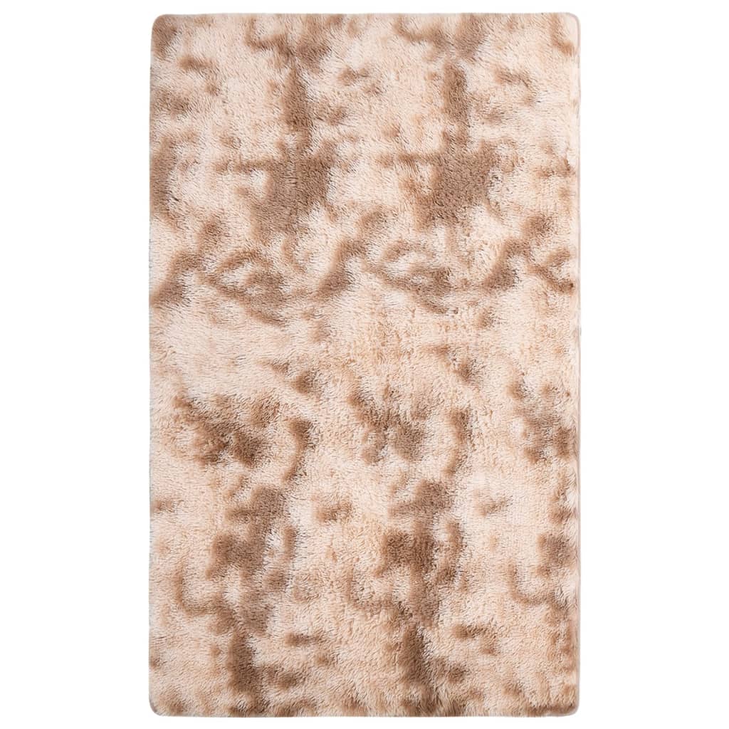 vidaXL Vloerkleed shaggy 170x120 cm grijs