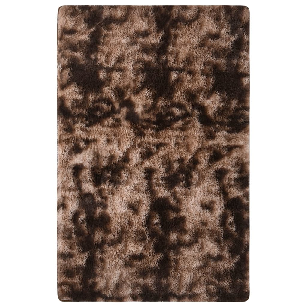 vidaXL Vloerkleed shaggy 170x120 cm grijs