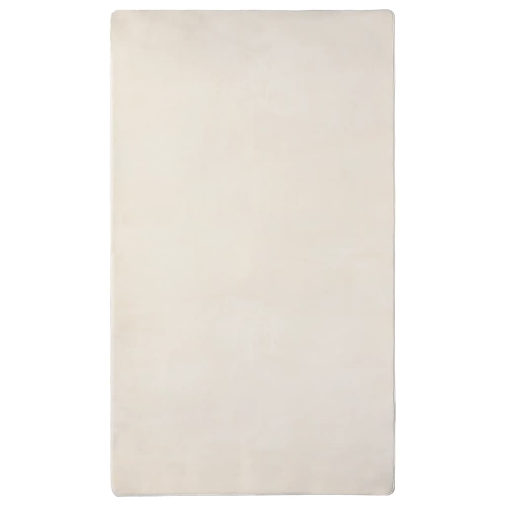vidaXL Vloerkleed teddy 170x200 cm grijs