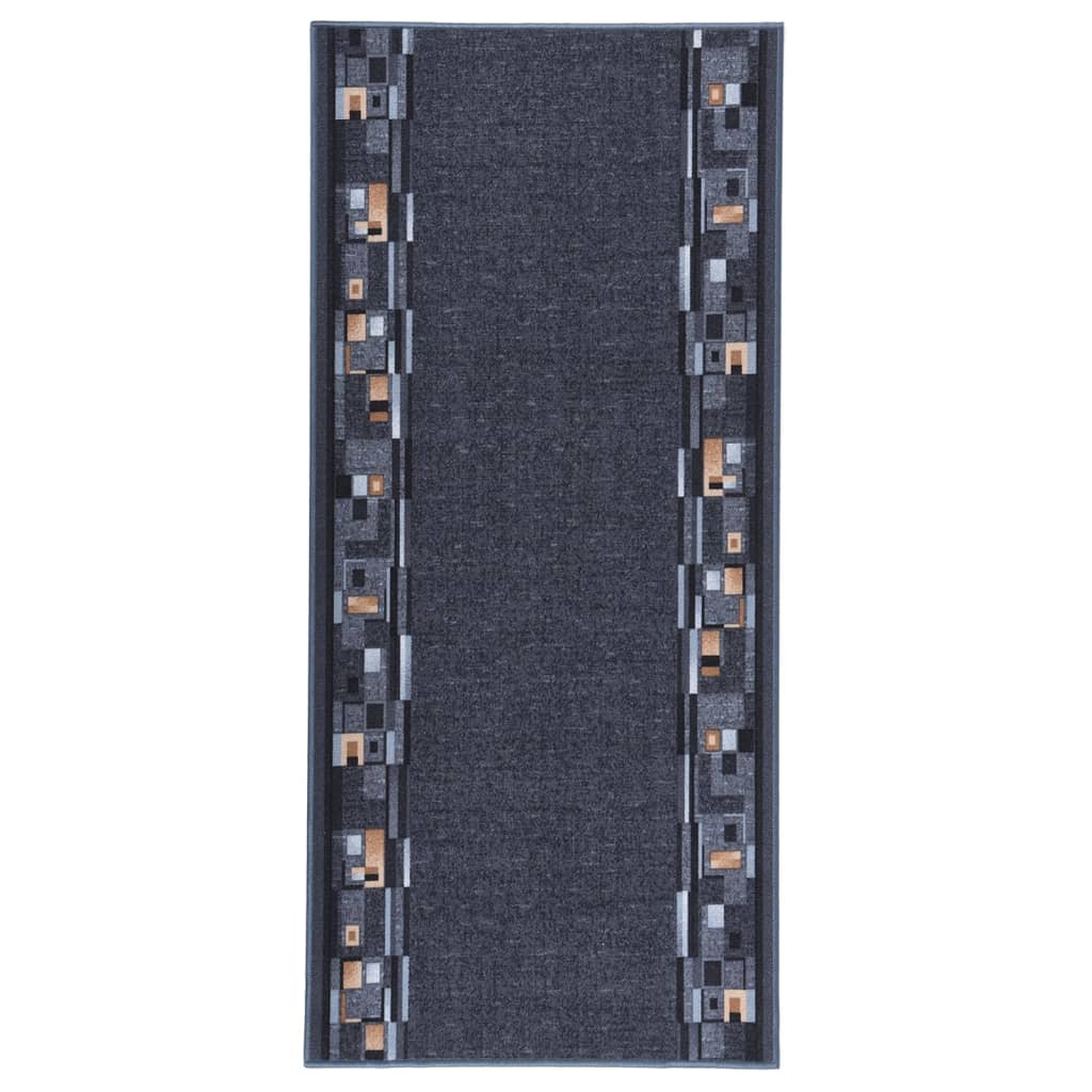 vidaXL Tapijtloper anti-slip 67x250 cm bruin