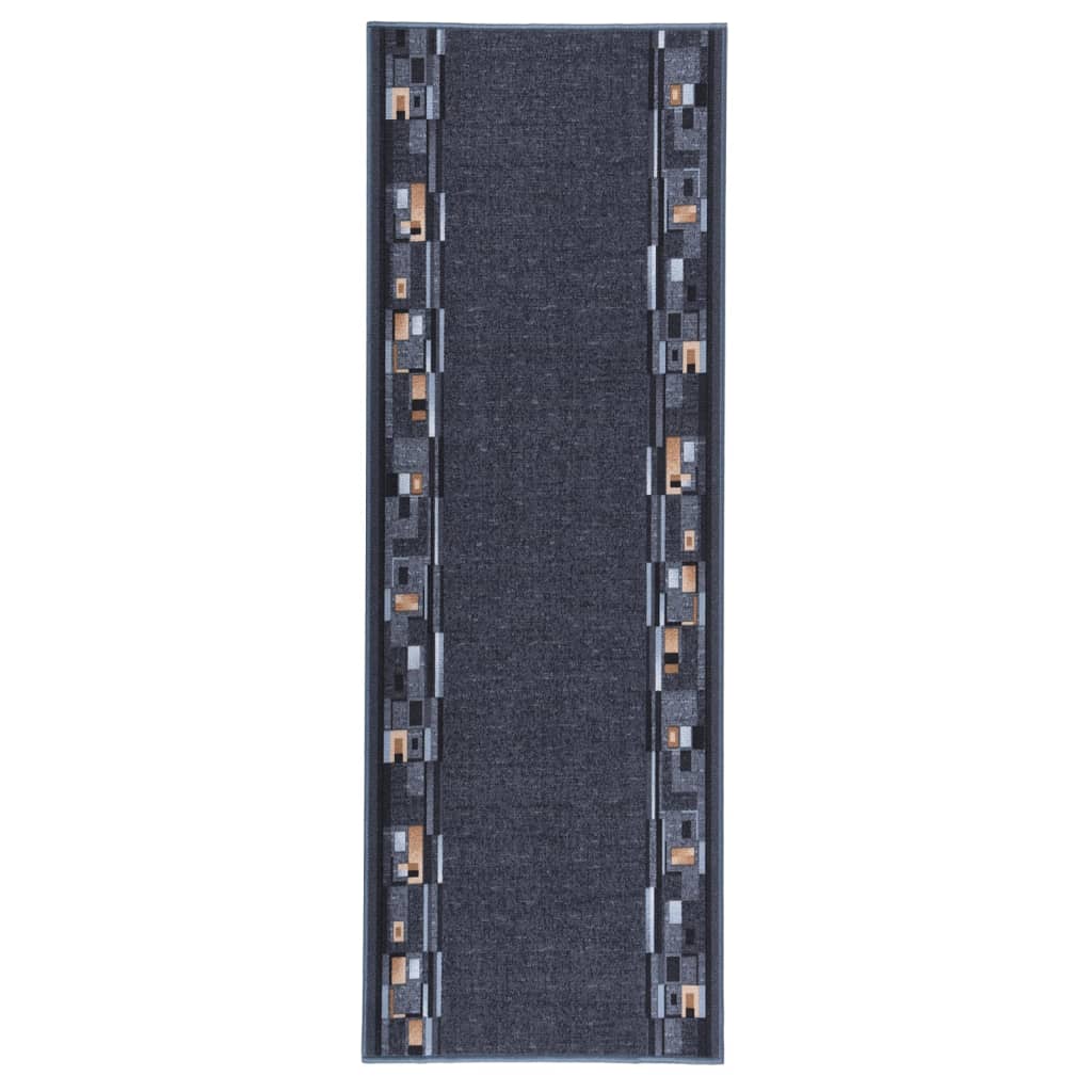 vidaXL Tapijtloper anti-slip 67x250 cm bruin