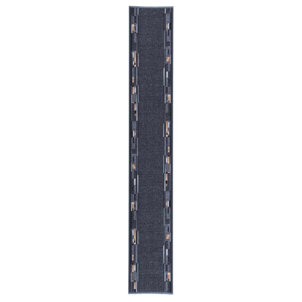 vidaXL Tapijtloper anti-slip 67x250 cm bruin