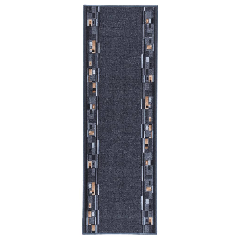 vidaXL Tapijtloper anti-slip 67x250 cm bruin