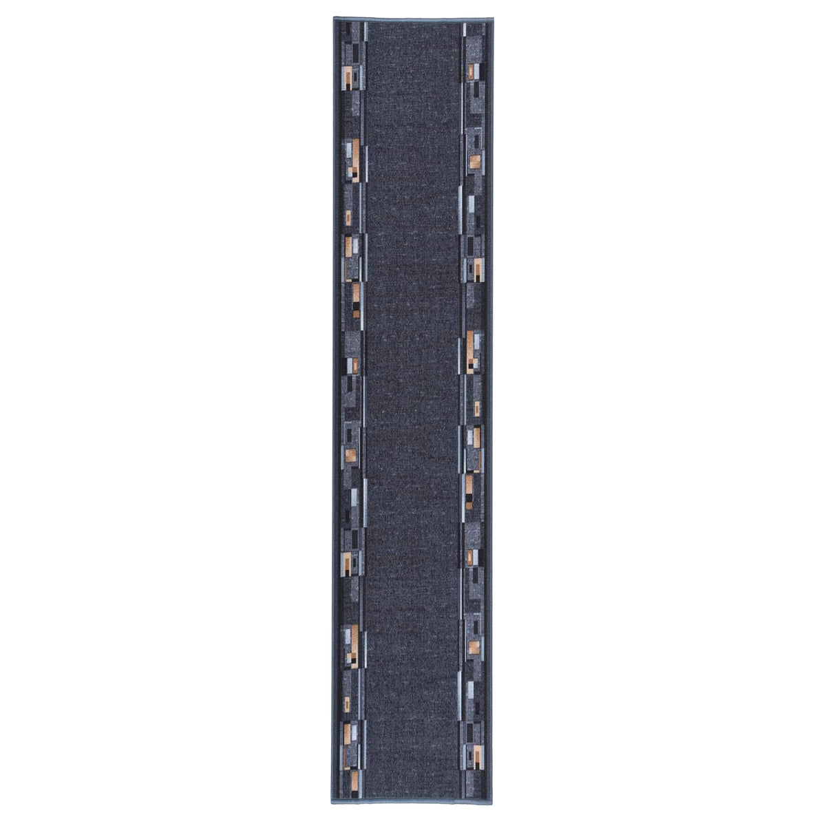 vidaXL Tapijtloper anti-slip 67x250 cm bruin
