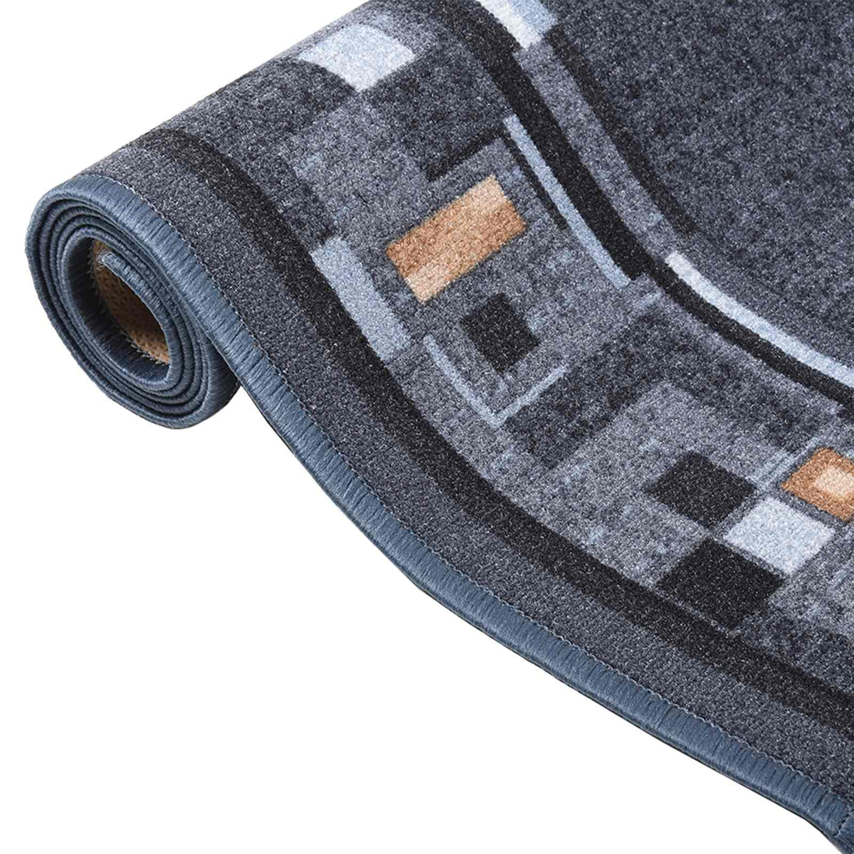 vidaXL Tapijtloper anti-slip 67x250 cm bruin