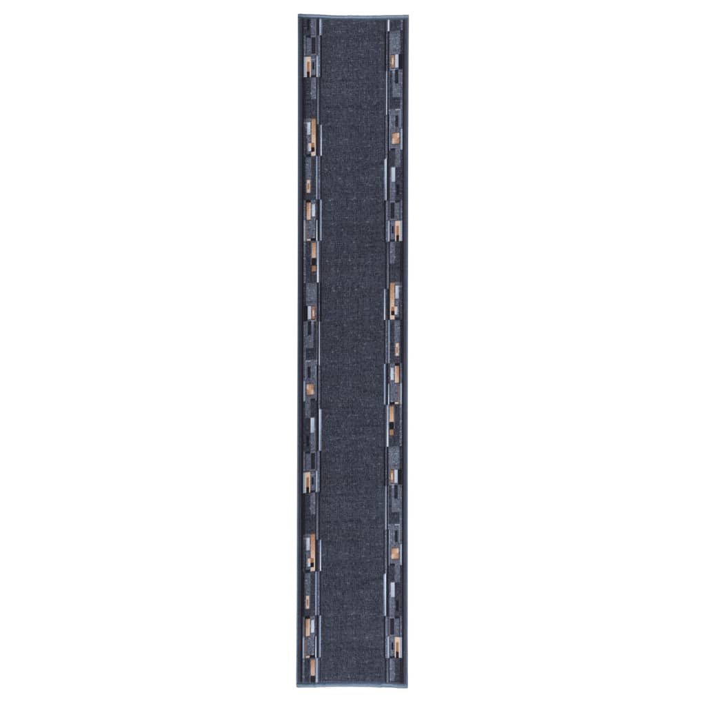 vidaXL Tapijtloper anti-slip 67x250 cm bruin