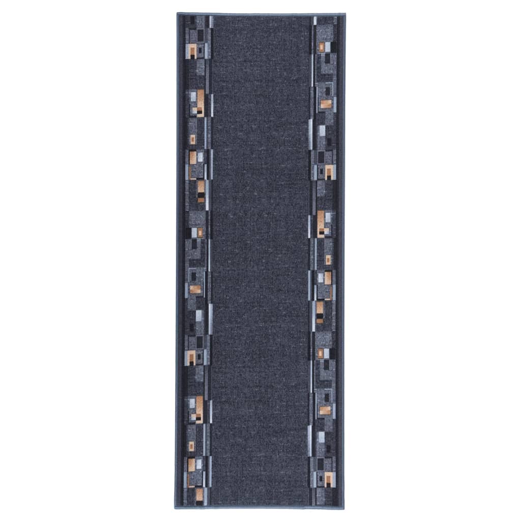 vidaXL Tapijtloper anti-slip 67x250 cm bruin