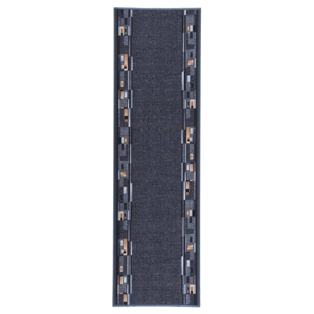 vidaXL Tapijtloper anti-slip 67x250 cm bruin