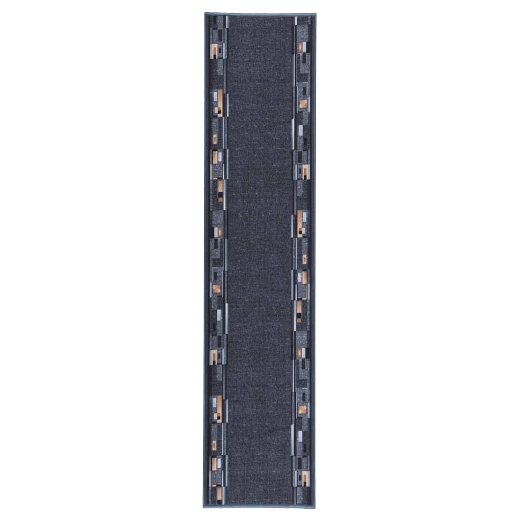 vidaXL Tapijtloper anti-slip 67x250 cm bruin