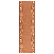 vidaXL Tapijtloper anti-slip 67x250 cm bruin