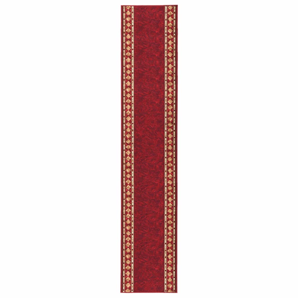 vidaXL Tapijtloper anti-slip 67x250 cm bruin
