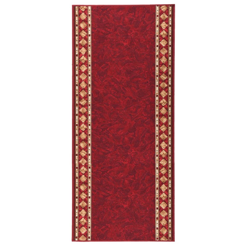 vidaXL Tapijtloper anti-slip 67x250 cm bruin