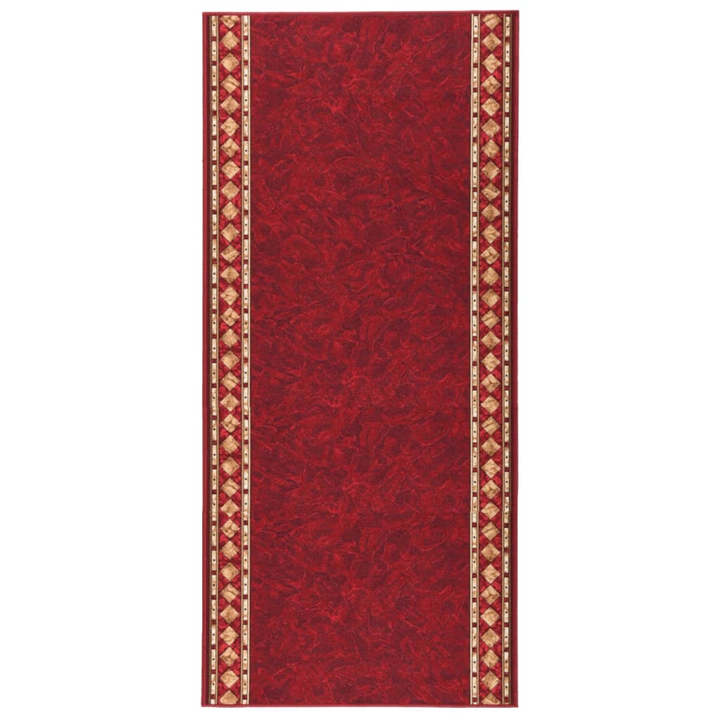 vidaXL Tapijtloper anti-slip 67x250 cm bruin