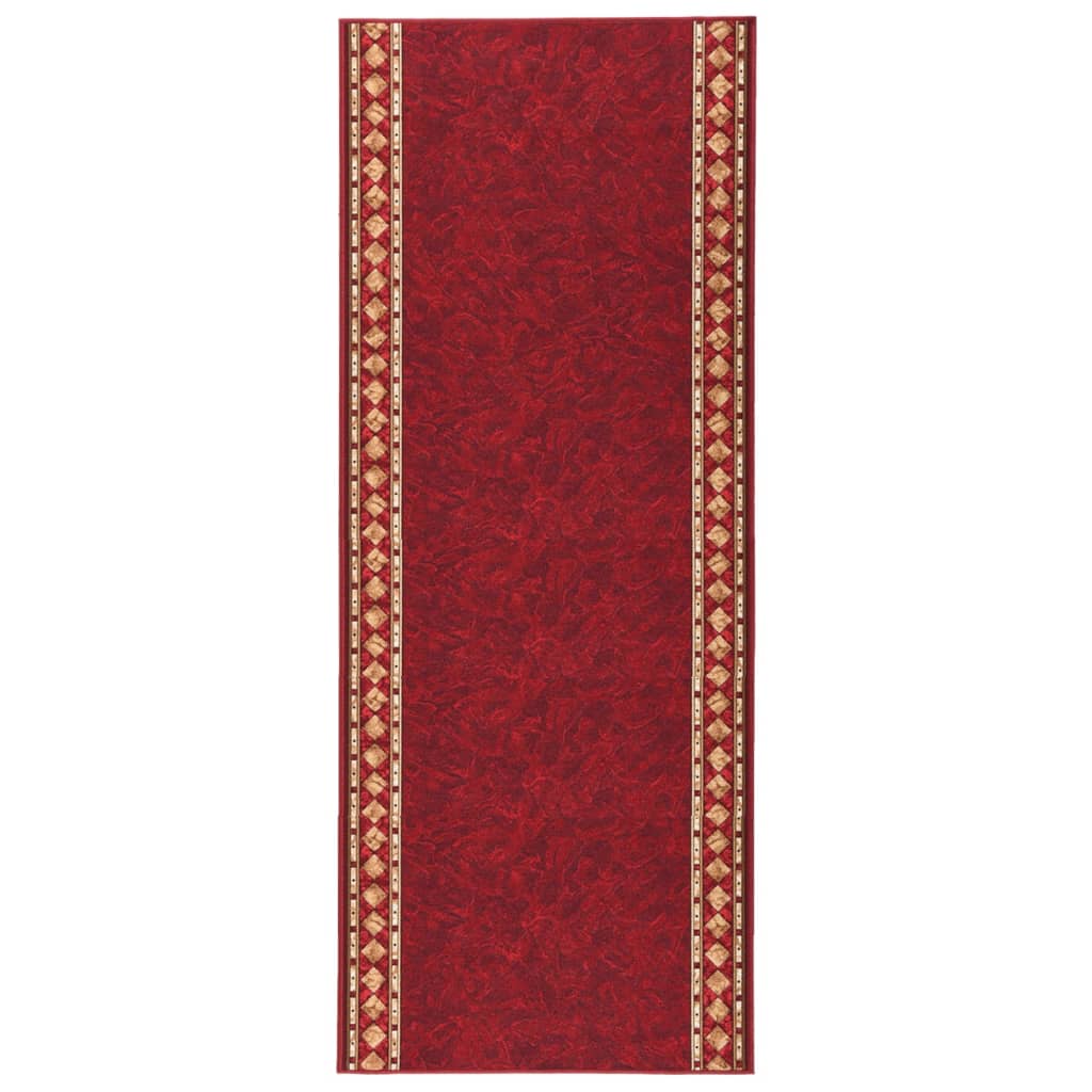 vidaXL Tapijtloper anti-slip 67x250 cm bruin