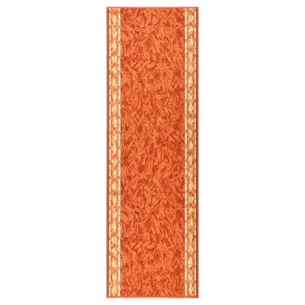 vidaXL Tapijtloper anti-slip 67x250 cm bruin