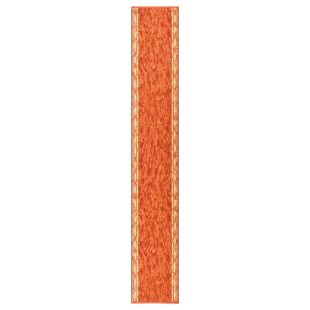 vidaXL Tapijtloper anti-slip 67x250 cm bruin